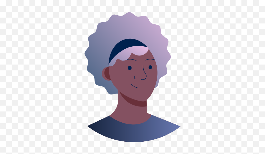 Avatar People Woman Graying Curly Hair African Free - Hair Design Emoji,Curly Hair Emoticon