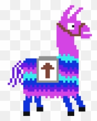 Pixel Art Fortnite On Excel Grid - Fortnite Lama Pixel Art Emoji,Emoji Pixel Art Grid
