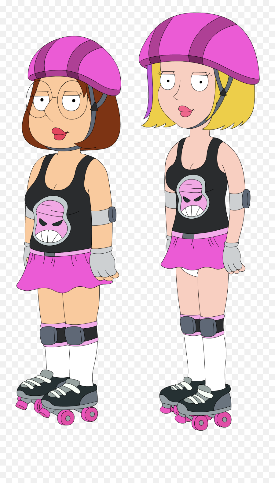 Meg Griffin Stewie Griffin Fan Art - Family Guy Fan Art Emoji,Roller Skate Emoji