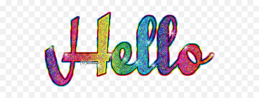 Hello Beautiful Words - Glitter Rainbow Glitter Hello Emoji,Heidi Swapp Emoji Stickers