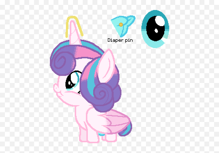 Mlp Vector - Mlp Flurry Heart Color Guide Emoji,Mlp A Flurry Of Emotions