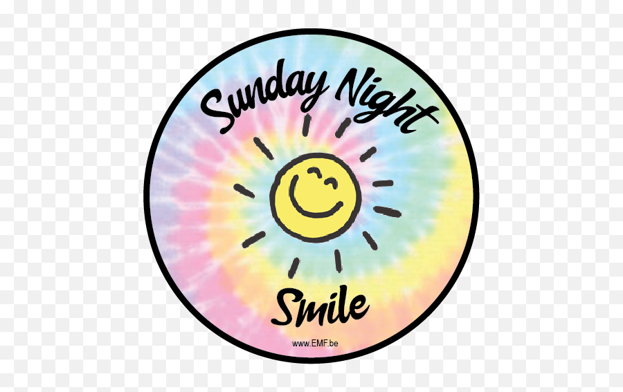 Sunday Night Smile - Dot Emoji,Night Emoticon