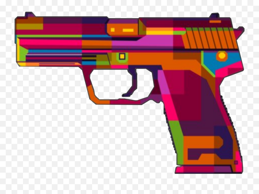Colorful Weapon Gun Handgun Sticker By - Weapons Emoji,Laser Gun Emoji