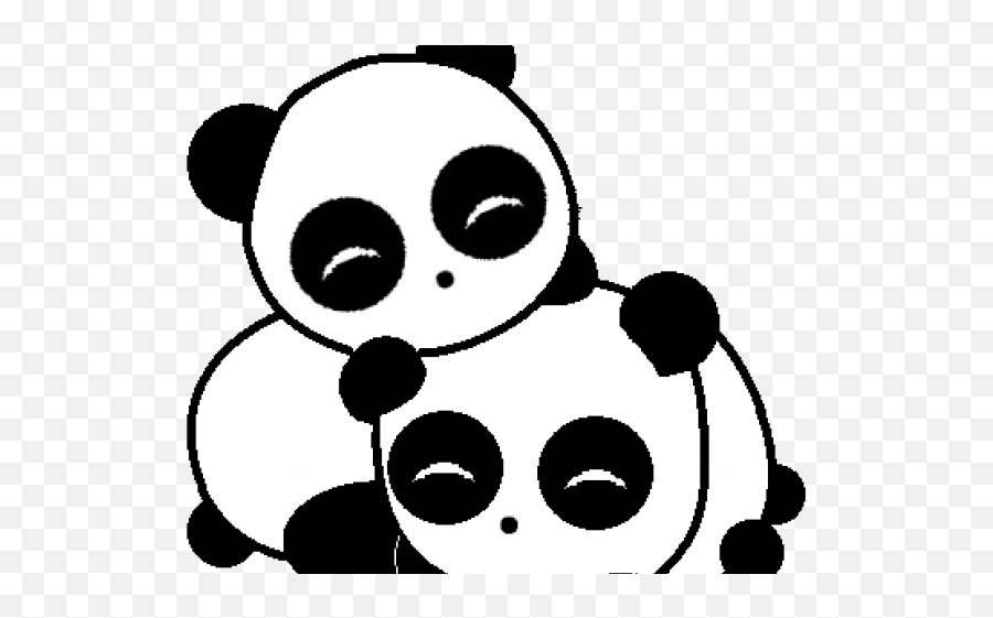 Download Drawn Panda Cute - Panda Chibi Transparent Cute Panda Transparent Background Emoji,Panda Emoji Facebook