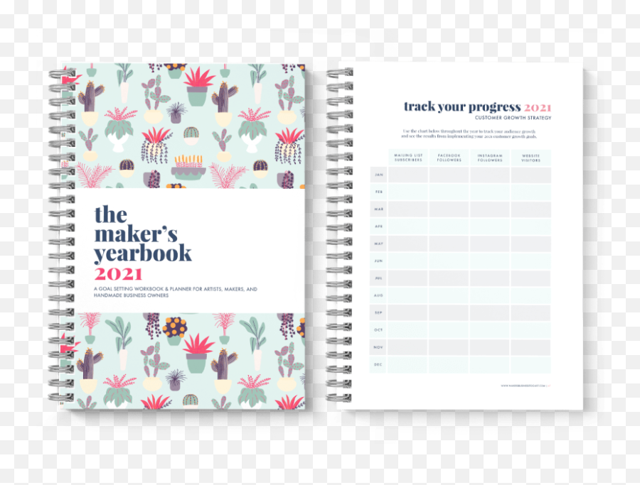 The Makeru0027s Yearbook A 2021 Planner For Artists And Makers - Dot Emoji,What Should Go In A Emotion Planner