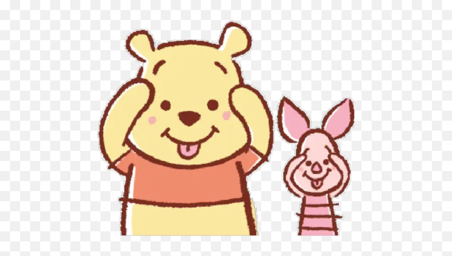 Sticker Maker - Piglet Cute Winnie The Pooh Drawings Emoji,Eor Winnie The Poo Emojis