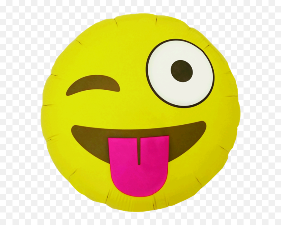 Helium Emoji Winking Balloon - Wink,18 Emoji