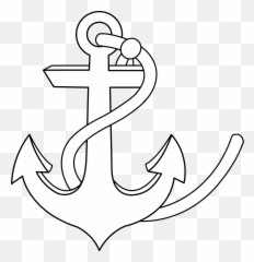 Anchor Line Art - Free Clip Art Free Clip Art Clip Art Anchor In Black And White Emoji,Printable And Colorable Pictures Of Emojis