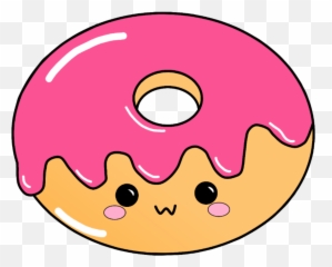 Donuts Kawaii Donut Sticker - Imagens De Donuts Kawaiis Emoji,Emoji Donuts