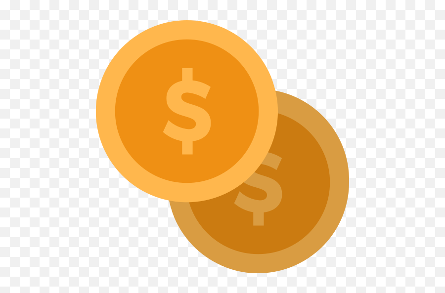 Coins Dollars Free Icon Of Colocons Free - Moedinhas Png Emoji,Gold Coin Text Emoticon