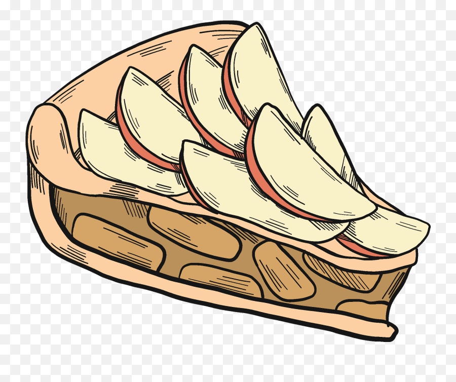 Piece Of Apple Pie Clipart - Sandwich Emoji,Apple Pie Emoji