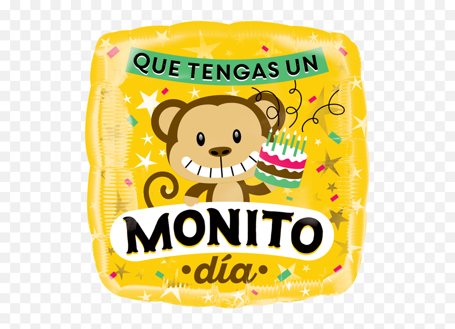 Pin En Cambios - Monito Feliz Cumpleaños Mono Emoji,Invitaciones De Emojis Para Imprimir En Espa?ol