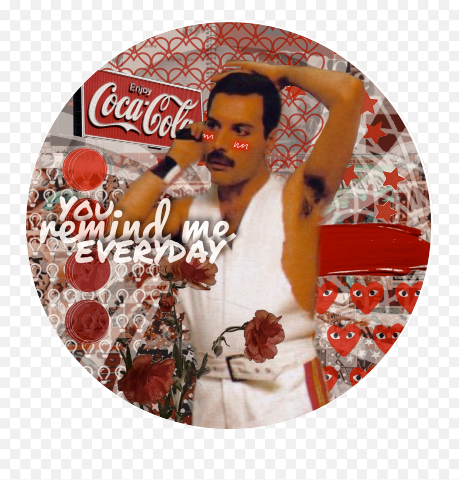 Freddiemercury Freddie Mercury Sticker By Krista - Coca Cola Company Emoji,Freddie Mercury Emojis