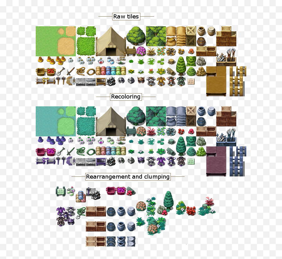 Guide To Simple Tileset Edits - Rpg Maker Target Tiles Emoji,Vx Ace Emoticon Tilesets