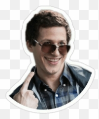 Brooklyn 99 - Andy Samberg Season 1 Brooklyn 99 Emoji,Brooklyn Nine Nine Making Fun Of Holt No Emotion Season