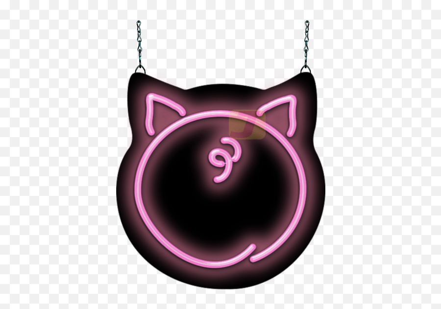 Fun Neon Signs - Pig Neon Light Emoji,Butt Spal Emoticons Symbols