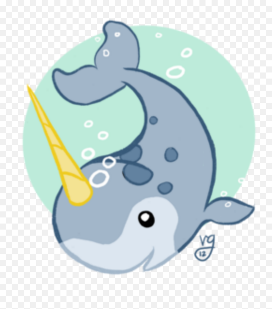 Picsart Narwhal Narwhaledits Sticker By Hj - Fish Emoji,Narwhal Emoji