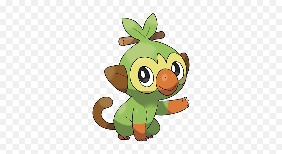 Grookey - 810 Serebiinet Pokédex Pokemon Sword And Shield Grookey Emoji,List Of Usable Emojis Nicknaming Pokemon