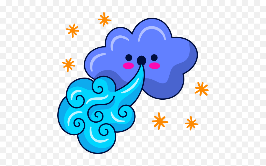 Windy Stickers Emoji,Windy# Emoticon