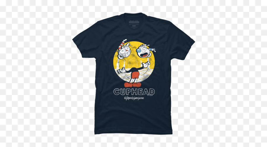 Shop Cupheadu0027s Design By Humans Collective Store - Cuphead Shirt Emoji,Knockout Emoticon