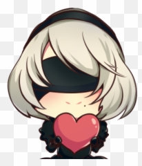 2bheart - 2b Discord Emotes Emoji,Nier Transparent Emojis