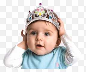 Cute Baby With Crown - Cute Transparent Baby Png Emoji,Cute Baby Emoji'