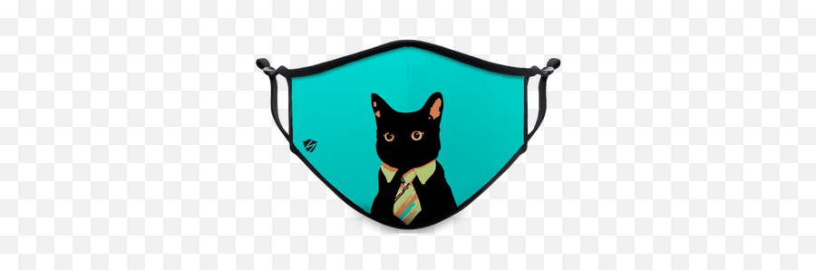 Cats - Stealth Mask Usa Black Cat Emoji,Black Cat Emoticon