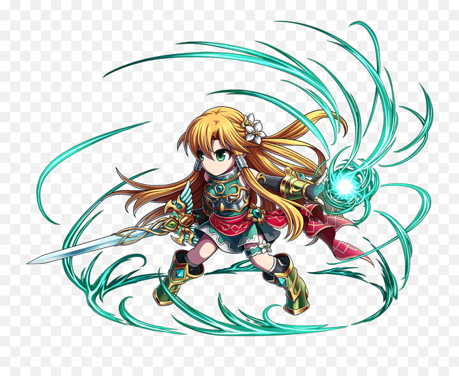 Anime Sparkles Png - Green Sparkle Libera Brave Frontier Emoji,Brave Blonde Emojis