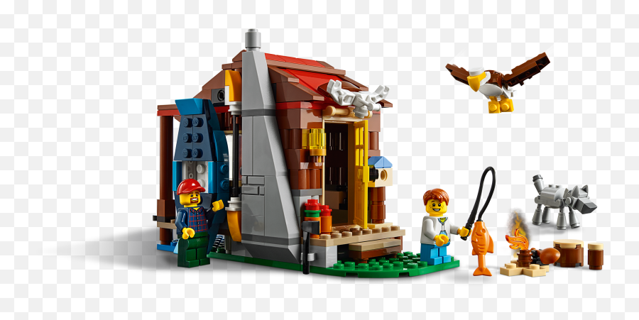 Lego Creator Outback Cabin 31098 Toy - Lego Creator Outback Cabin 31098 Emoji,Lego Emotions Hungry