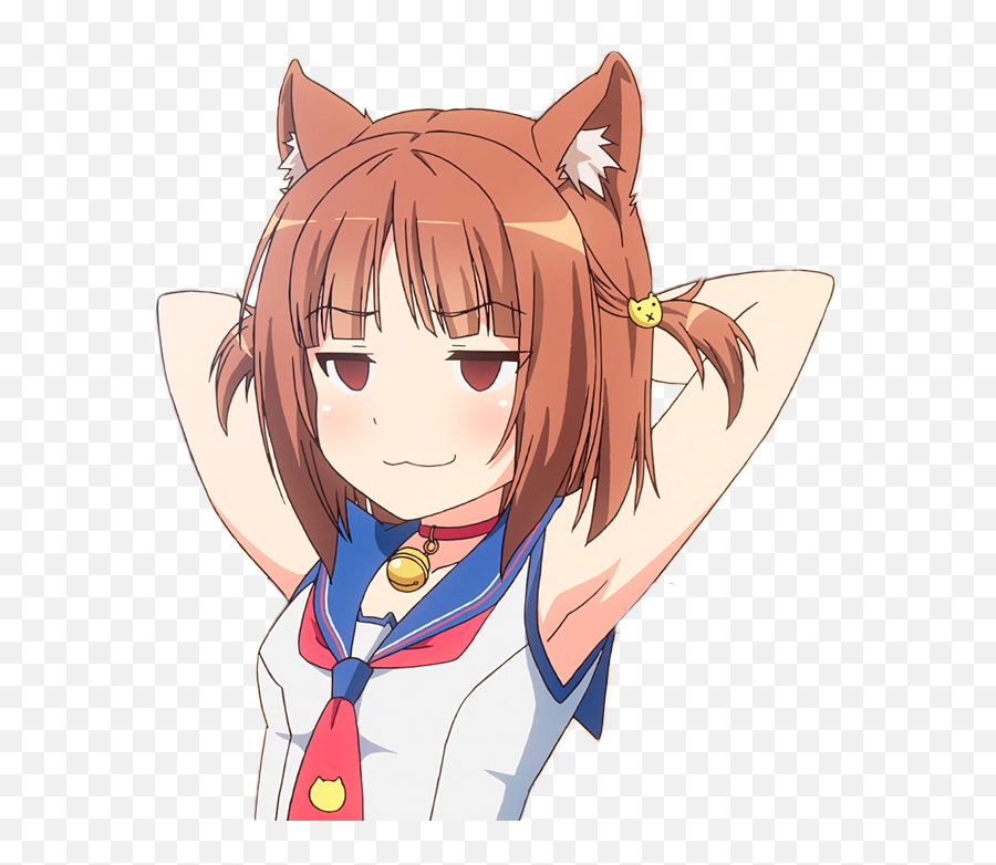 Nekopara Ova Azuki Png Image With No - Smug Red Hair Girl Anime Emoji,Nekopara Emojis