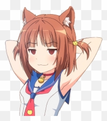 Nekopara Ova Azuki Png Image With No - Smug Red Hair Girl Anime Emoji,Nekopara Emojis