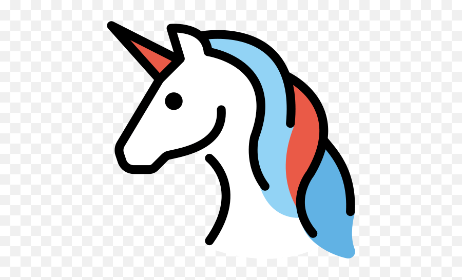 Unicorn Emoji - Einhorn Emoji,Unicorn Emoji