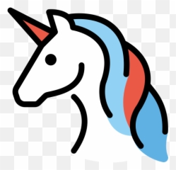 Unicorn Emoji - Einhorn Emoji,Unicorn Emoji