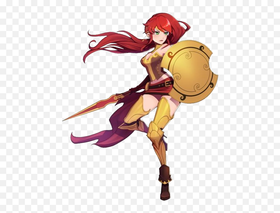 Pyrrha Nikos Mega Belly Megara - Rwby Amity Arena Png Emoji,Pyrrha Emojis