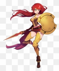 Pyrrha Nikos Mega Belly Megara - Rwby Amity Arena Png Emoji,Pyrrha Emojis