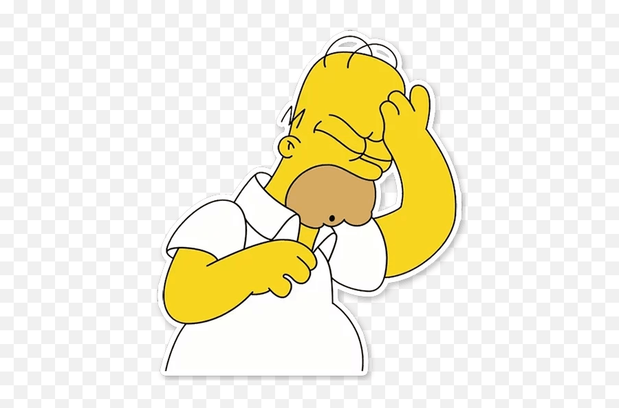 Telegram - Homer Simpson Doh Emoji,Homer Simpson Emoji