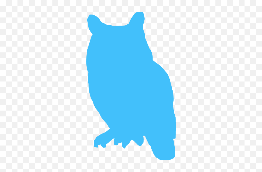Caribbean Blue Owl Icon - Free Caribbean Blue Animal Icons Emoji,Green Owl Emoticon