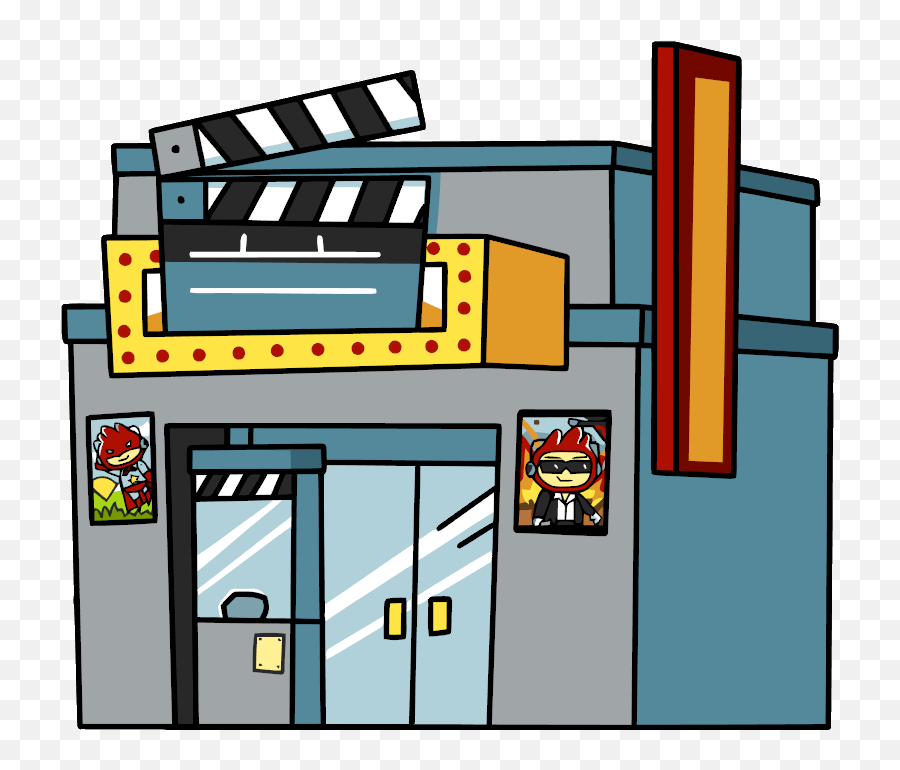 Download Movie Theater Png - Movie Theater Cartoon Png Png Movie Theater Cartoon Png Emoji,Theater Emoji