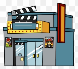 Download Movie Theater Png - Movie Theater Cartoon Png Png Movie Theater Cartoon Png Emoji,Theater Emoji
