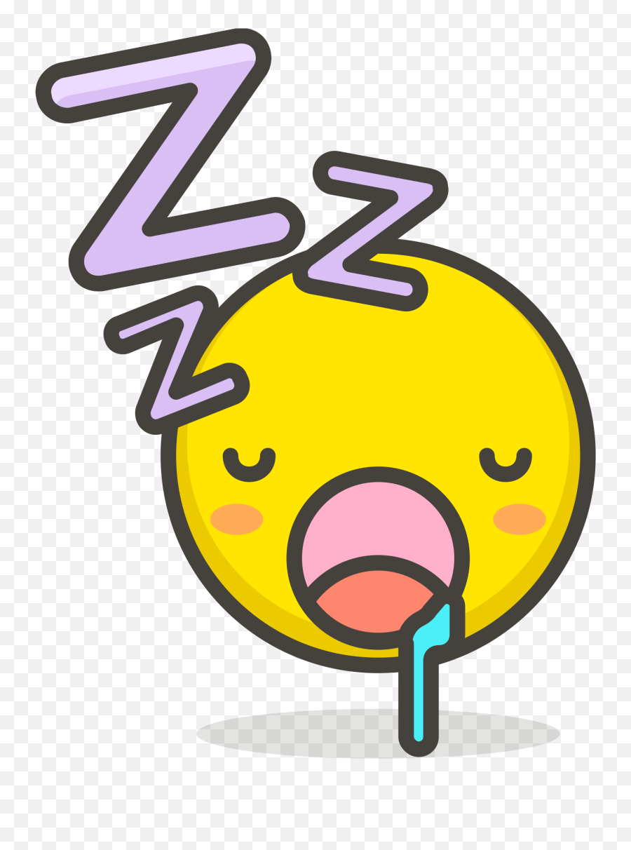 Sleeping Face Emoji Clipart - Happy,Sleeping Emoji