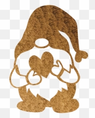 Gnome Heart - Metal Wall Art Emoji,Giant Penis Emoji Copy And Paste