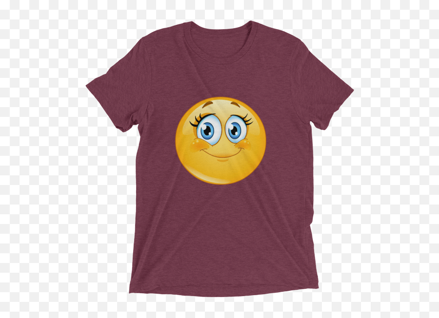 Funny Eyelashes Emoticon Shirts - Smiley Funny Face Emoji,Smiley Face Emoji Text
