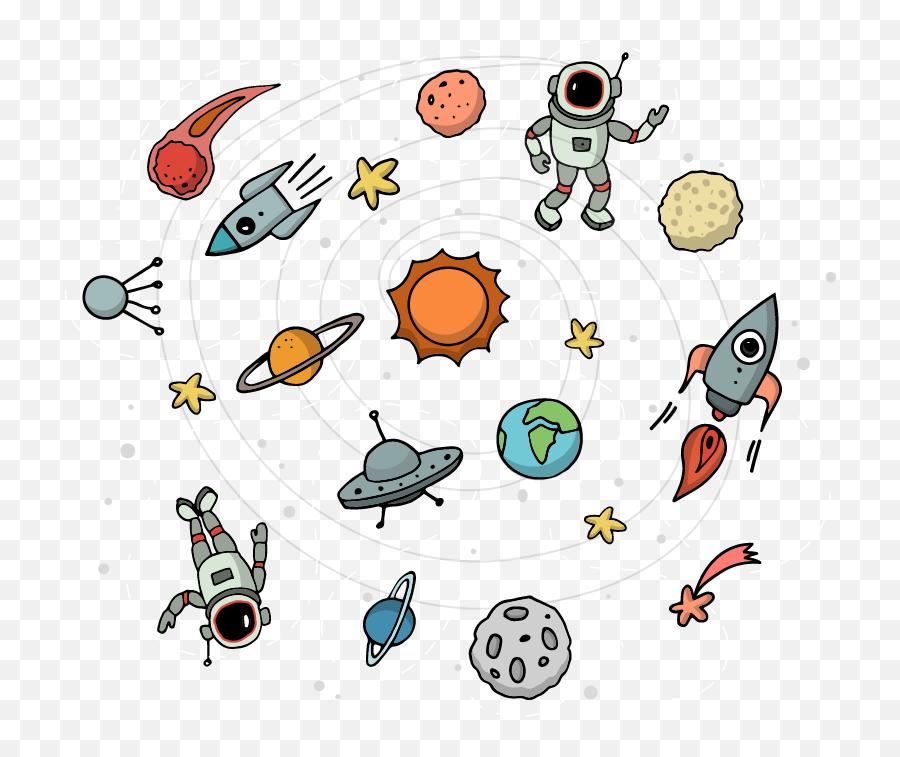 Astronauts Rocket Space Sticker By - Portable Network Graphics Emoji,Outer Space Emoji