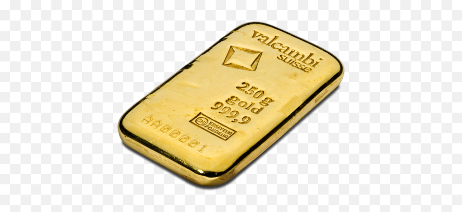 Investment Gold Bar 250 G - Valcambi 250g Gold Emoji,Gold Bar Emoji