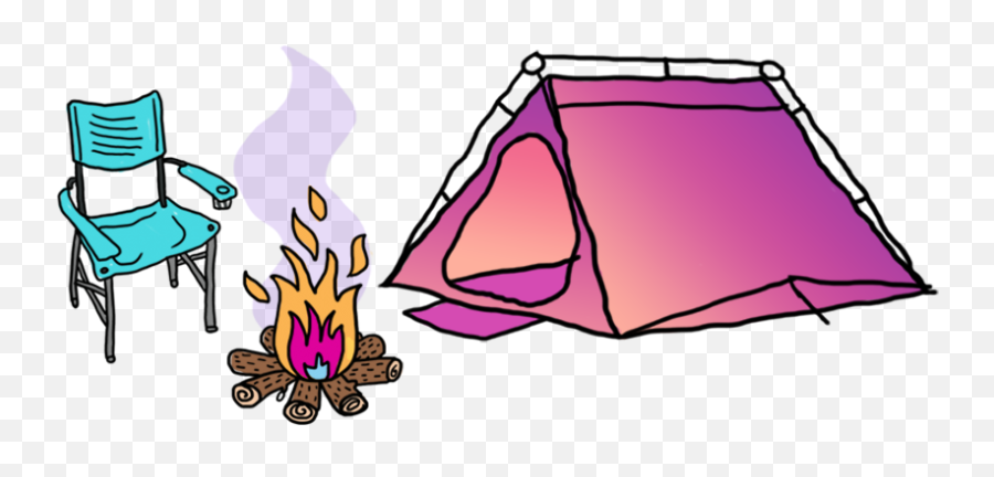 Campsite Png U0026 Free Campsitepng Transparent Images 71990 - Camping Tent Transparent Pink Tent Clipart Emoji,Camping Trailer Emoji