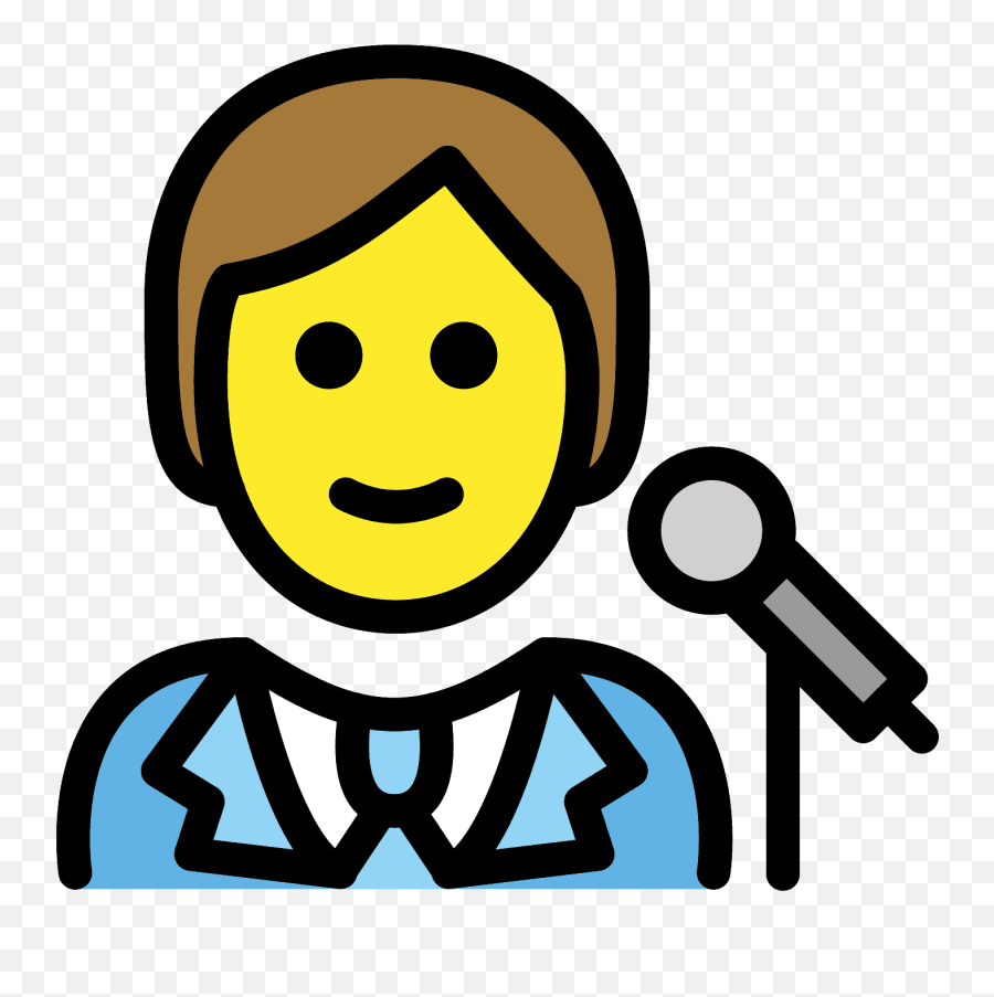 Singer Emoji Clipart - Singer,Actor Emoji