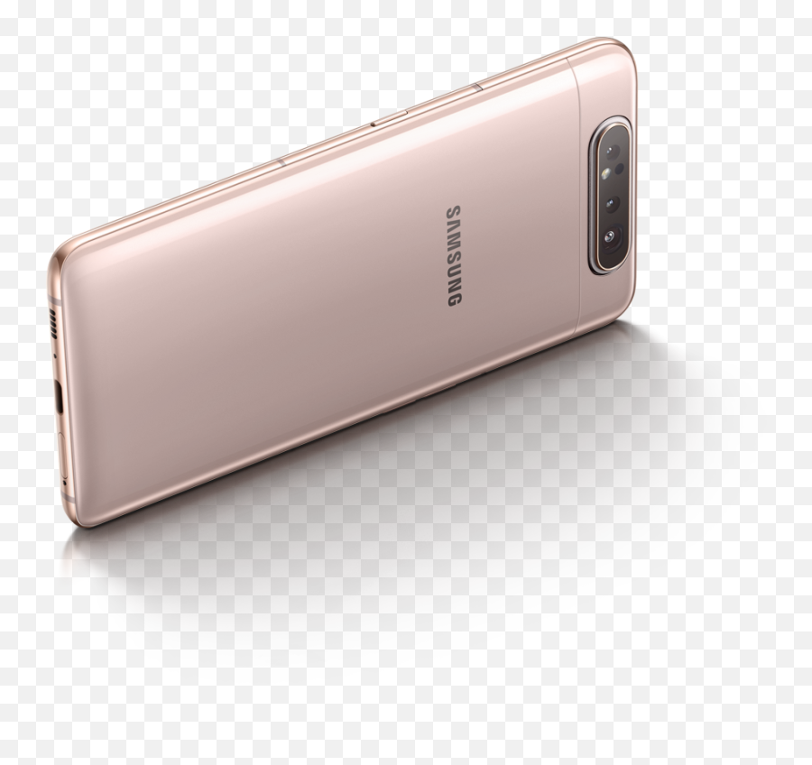 Galaxy A80 - Samsung Galaxy A 80 Pink Emoji,Angel Emoji Phone Case