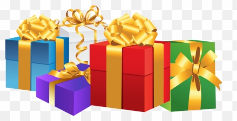 Birthday Presents Png - Cinebrique Transparent Background Christmas Presents Clipart Emoji,Present Emoji