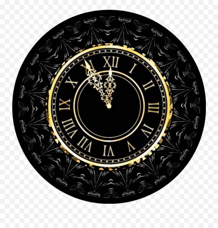 Clock Clocks Time Midnight Sticker By Donna Emoji,Clock Spaceship Clock Emoji