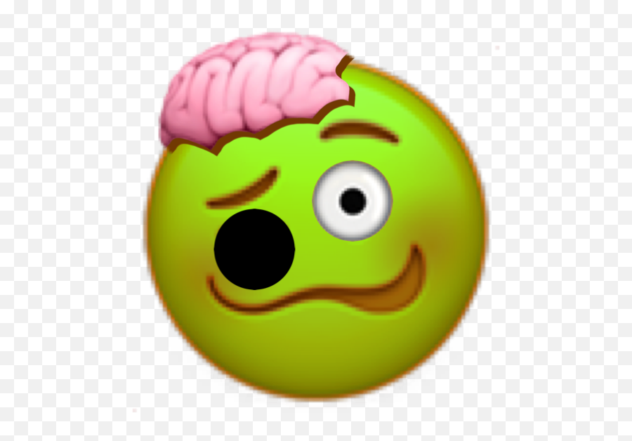 Emoji Zombie Sticker By Copypaster - Happy,Zombie Emoji